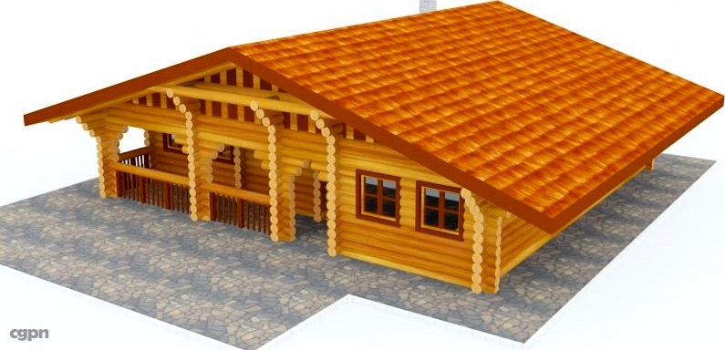 Log Cabin3d model