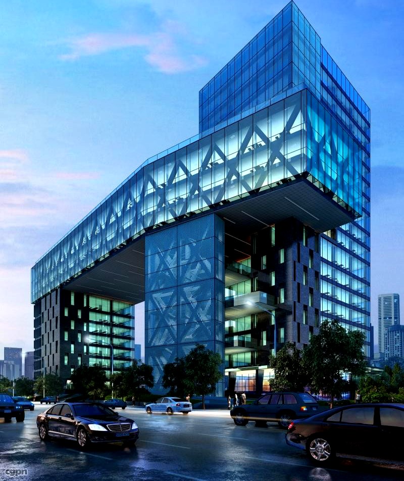 3d building 1353d model