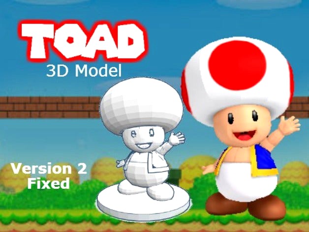Toad from Super Mario by SumboDesign