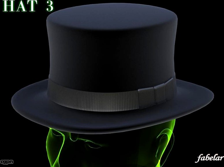 Bowler hat3d model