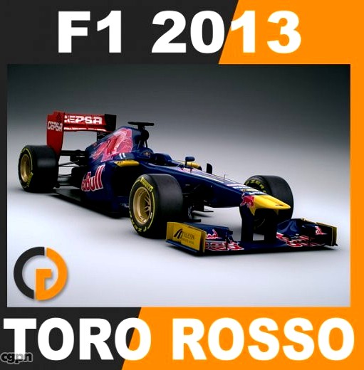 F1 2013 Toro Rosso STR8 - Scuderia Toro Rosso3d model