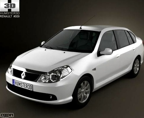 Renault Symbol 20103d model