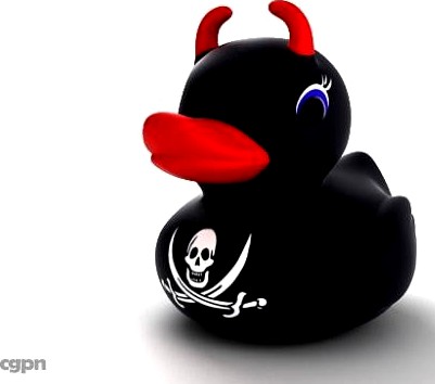 Evil Duck Toy3d model