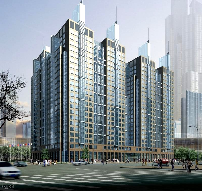 3d building 0803d model