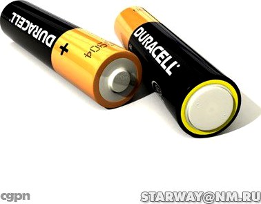 battery DURACELL3d model