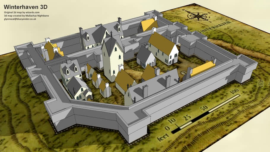 Winterhaven Town Map
