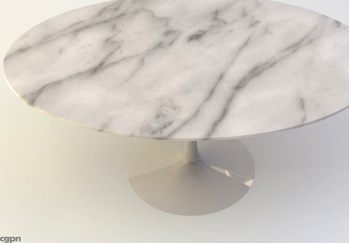 Tulip Oval Table3d model