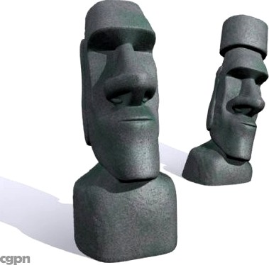 Easter Island Moai3d model