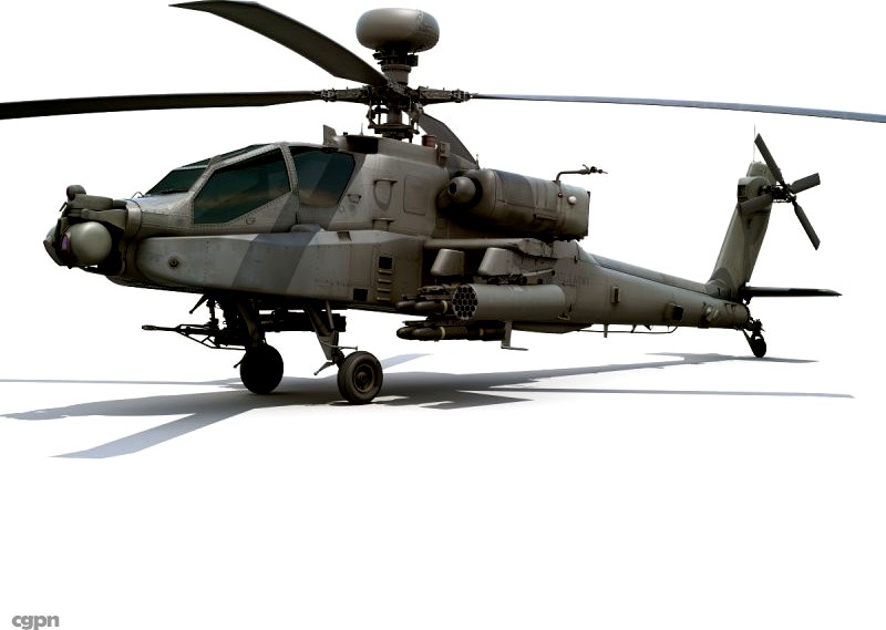 Boeing AH-64D Apache Longbow Attack Helicopter3d model