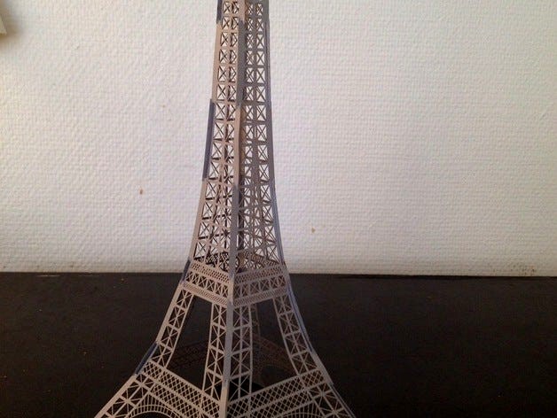 Eiffel Tower Paper Model by SimonFront