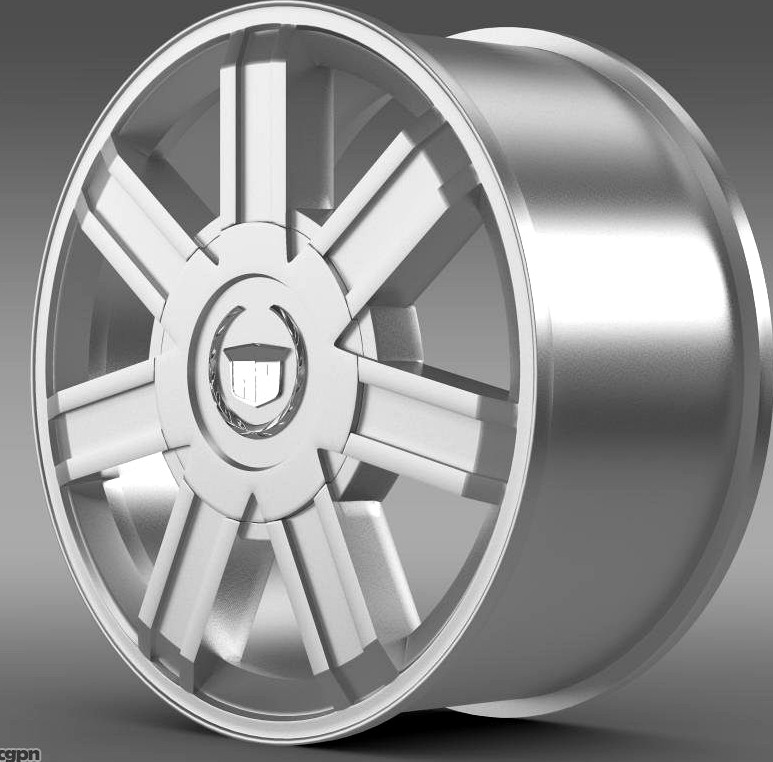 Cadillac Escalade awd 2012 rim3d model