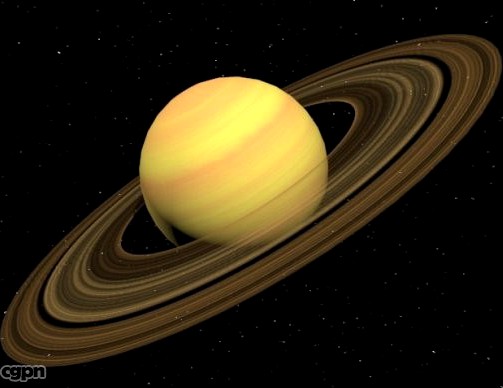 Planet Saturn3d model