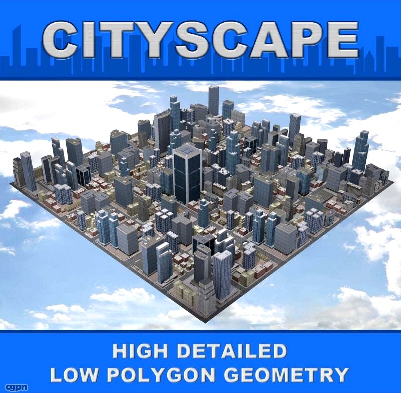 Cityscape3d model