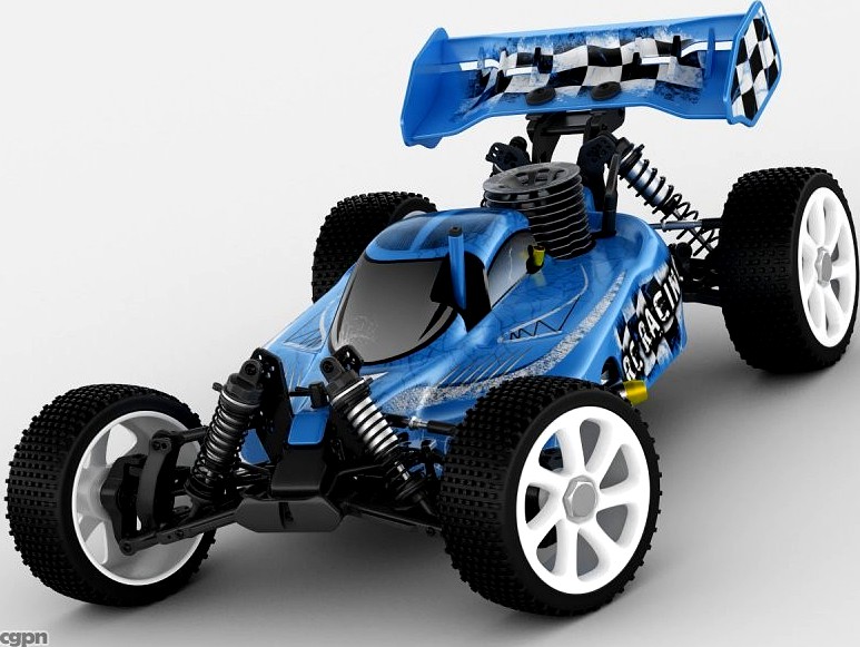 RC buggy model3d model