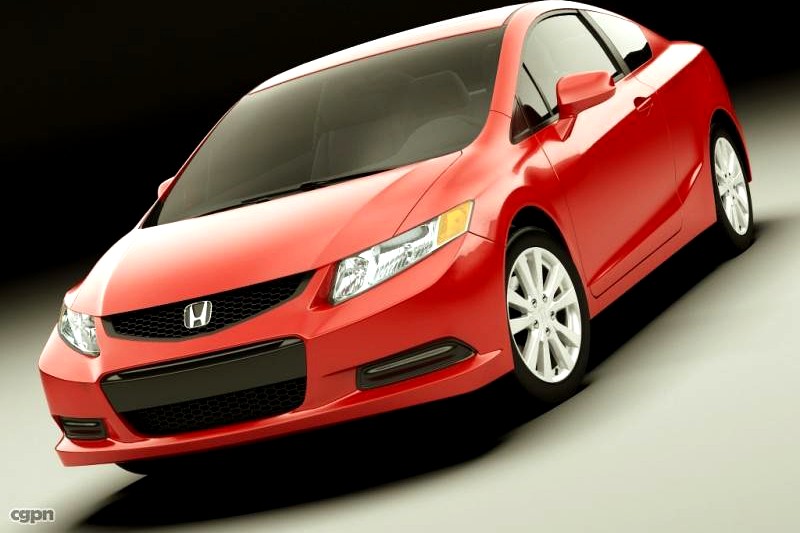 Honda Civic Coupe 20123d model