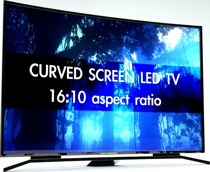 Curved Screen Televisions3d model