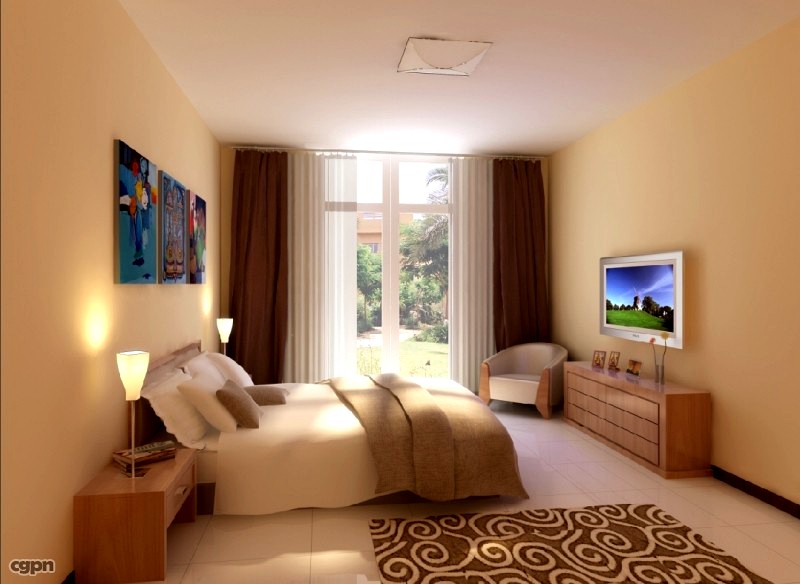 ghadeer-bedroom3d model