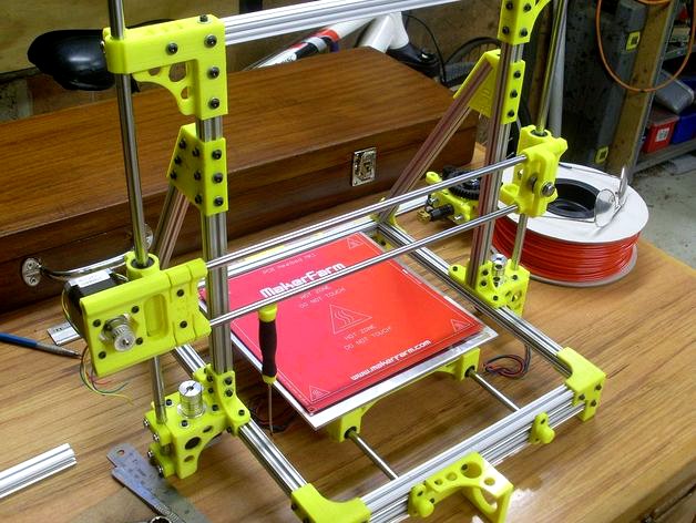 OB1.4 open beam 3D printer by Wired1