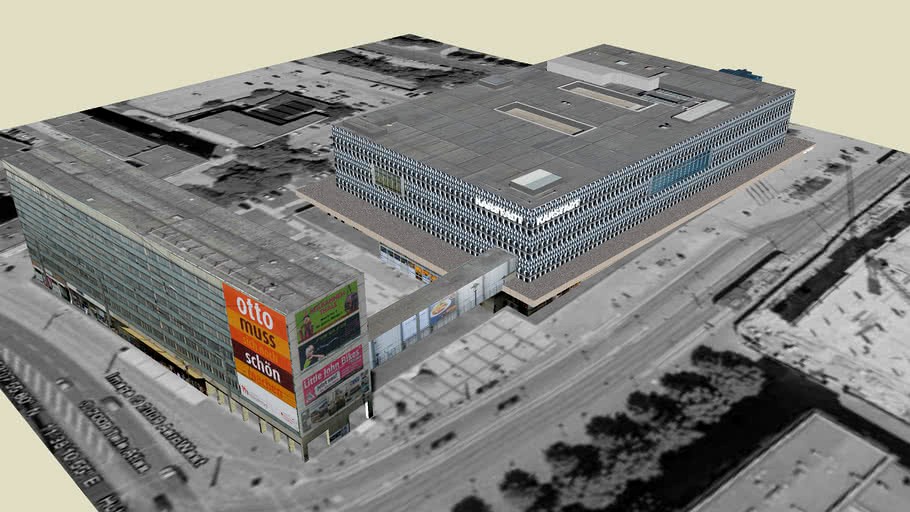 Karstadt (ehem. CENTRUM) und Blauer Bock