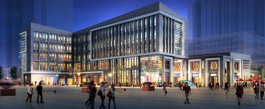 City shopping mall 0533d model