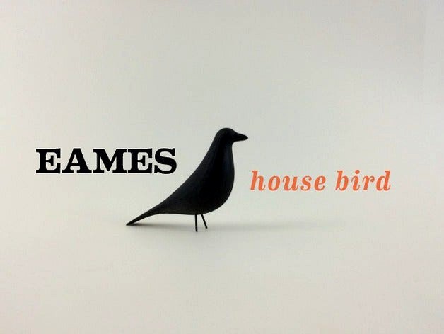 Eames House Bird by ibudmen