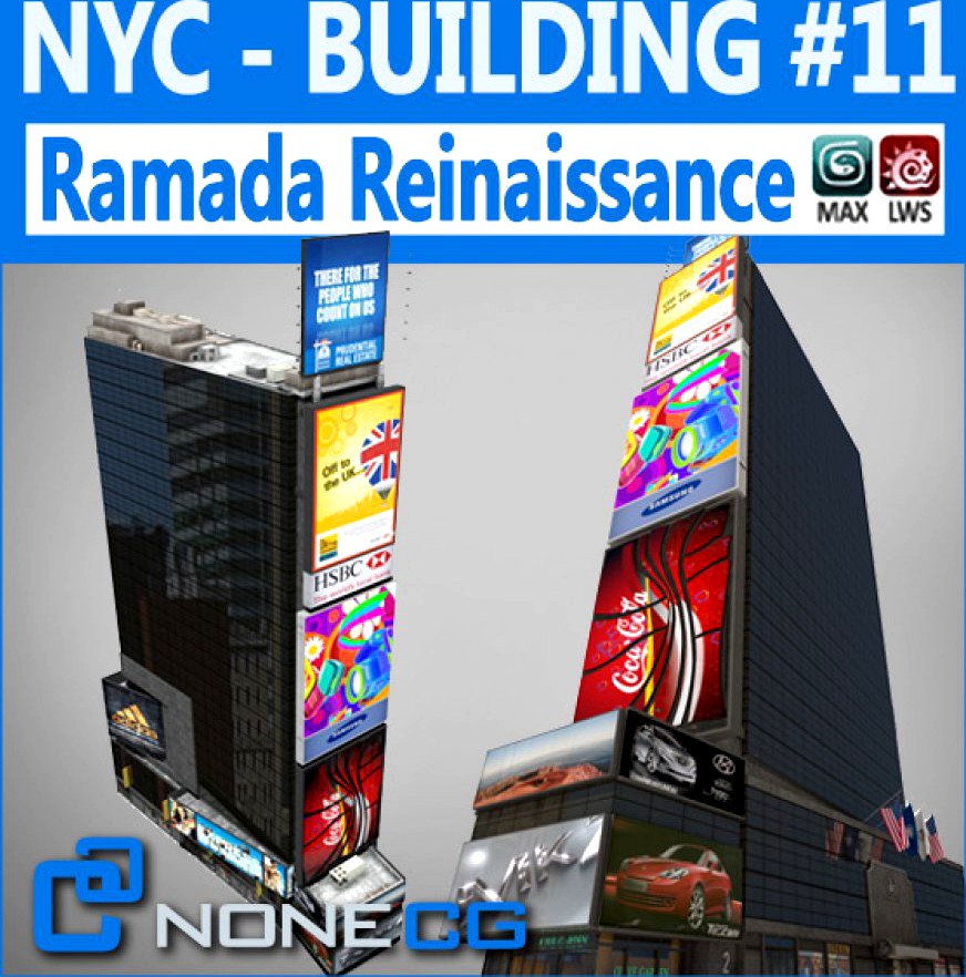 Ramada Renaissance Building3d model