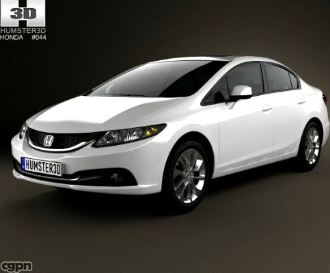 Honda Civic sedan 20133d model