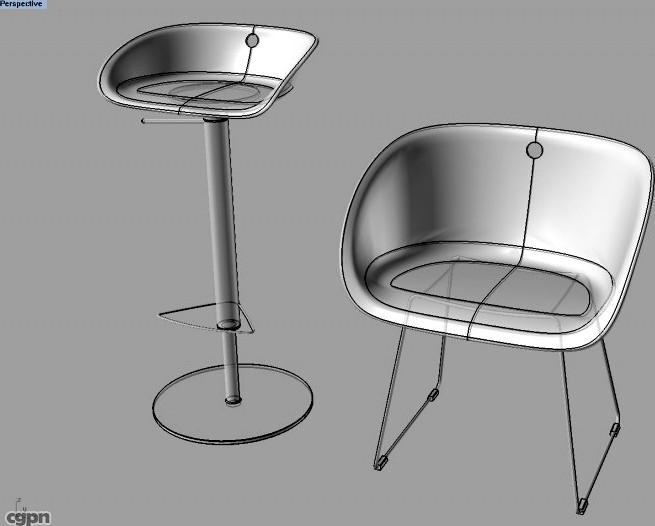 Habitat Palocco chair3d model