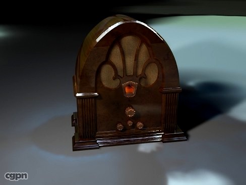 Philco 90 Antique Radio3d model