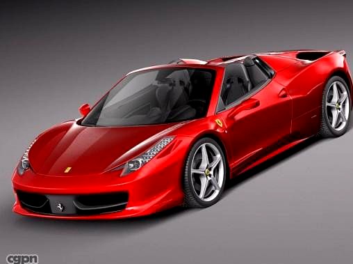 Ferrari 458 Spider 20133d model