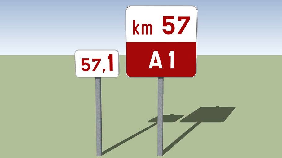Belgische kilometerbordjes