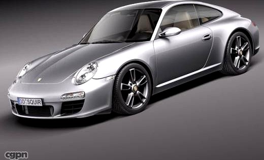Porsche 911 Carrera - 2011 997 coupe3d model