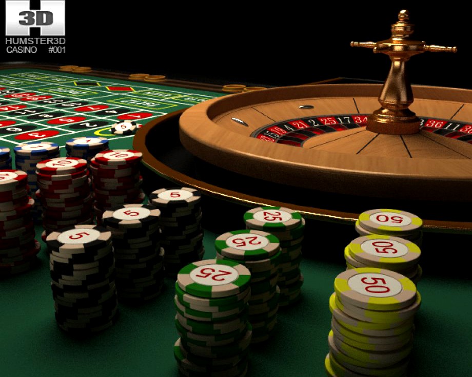 Casino Roulette Table3d model