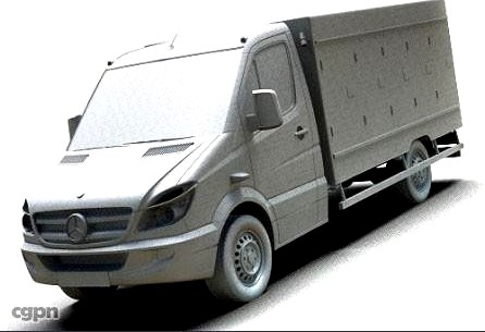 Mercedes Sprinter icetruck3d model