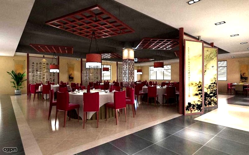 Restaurant 0253d model