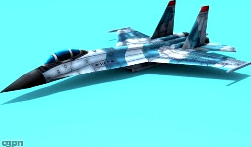 Su-27 Flanker3d model