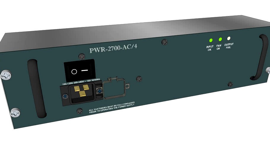 2700 W AC Power Supply for Cisco 7604s and 7606s Routers