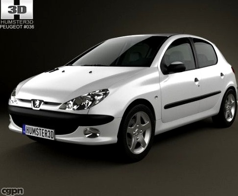 Peugeot 206 hatchback 5-door 20053d model