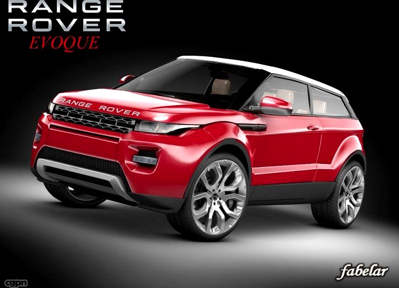 Range Rover Evoque3d model