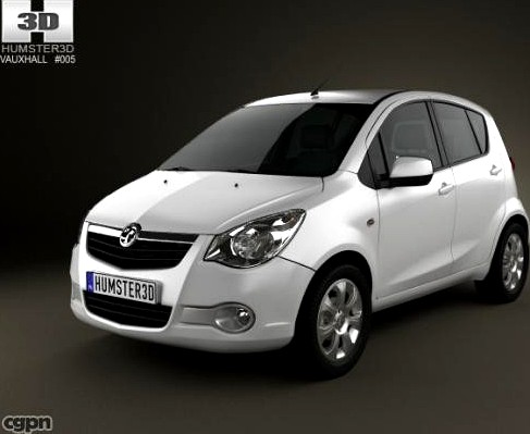 Vauxhall Agila 20083d model