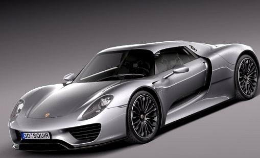 Porsche 918 Spyder 20153d model