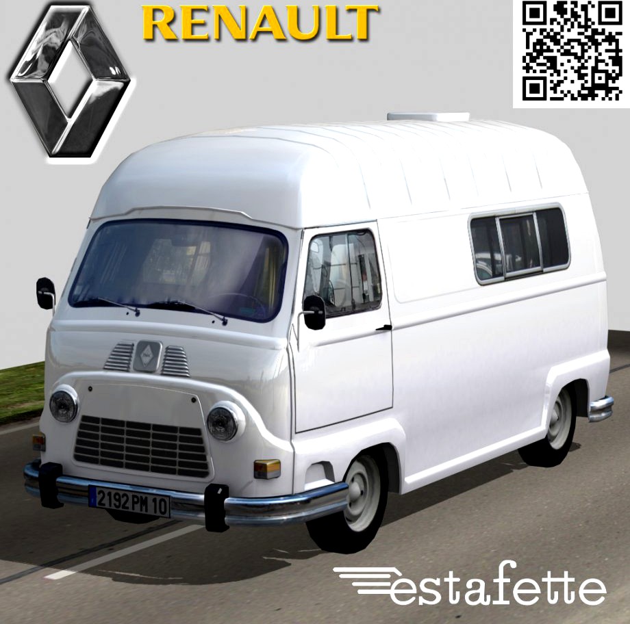 Renault Estafette High Roof3d model