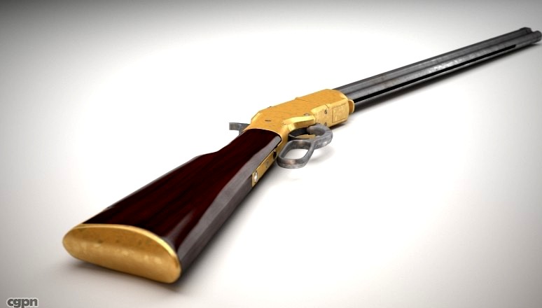 wenchester rifle3d model