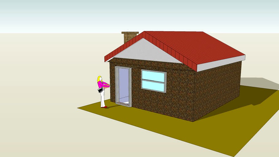 3d House, house, 3d, model, 3d model, house model