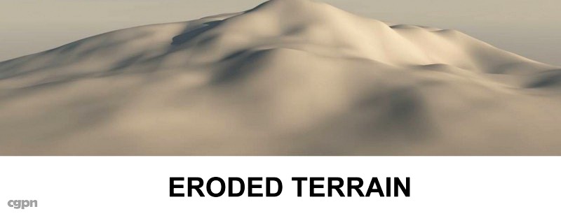 3d Terrain Eroded3d model