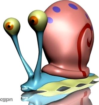 Gary th snail3d model