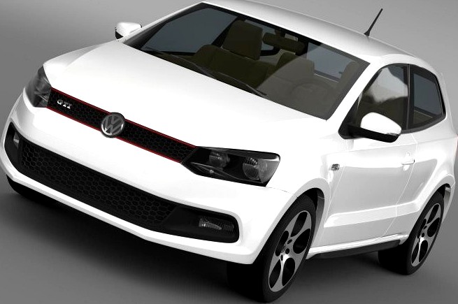 Volkswagen Polo GTI 3d 2009-20133d model