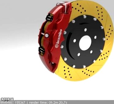 Brembo Brake 13d model