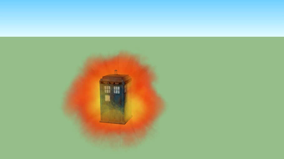 exploding TARDIS