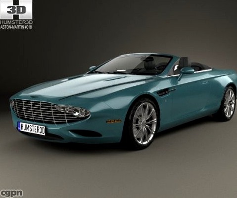 Aston Martin DB9 Spyder Zagato Centennial 20143d model